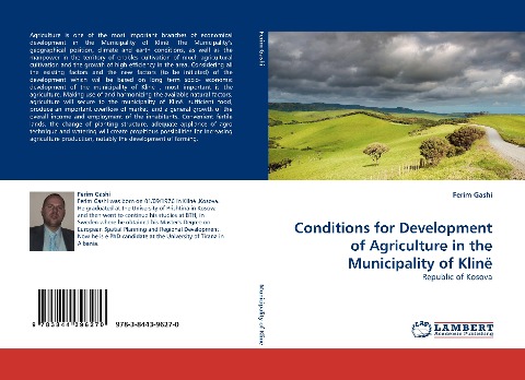 Conditions for Development of Agriculture in the Municipality of Klinë: Republic of Kosova