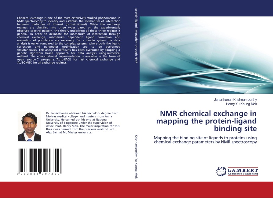 NMR chemical exchange in mapping the protein-ligand binding site: Mapping the binding site of ligands to proteins using chemical exchange parameters by NMR spectroscopy