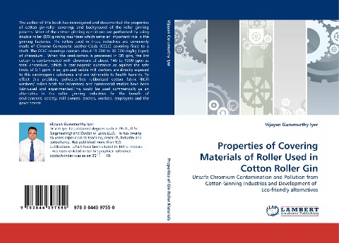 Properties of Covering Materials of Roller Used in Cotton Roller Gin: Unsafe Chromium Contamination and Pollution from Cotton Ginning Industries and Development of  Eco-friendly alternatives