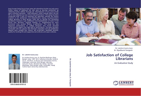 Job Satisfaction of College Librarians: An Evaluative Study