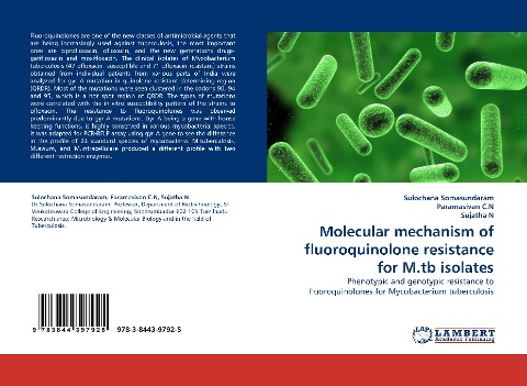 Molecular mechanism of fluoroquinolone resistance for M.tb isolates: Phenotypic and genotypic resistance to fluoroquinolones for Mycobacterium tuberculosis