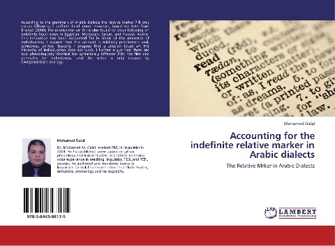 Accounting for the indefinite relative marker in Arabic dialects: The Relative Mrker in Arabic Dialects