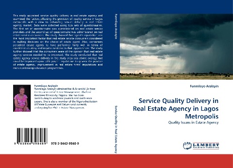 Service Quality Delivery in Real Estate Agency in Lagos Metropolis: Quality Issues in Estate Agency