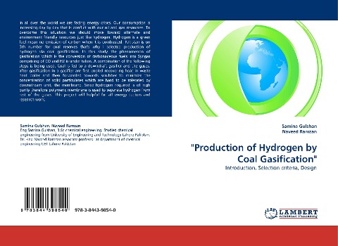 Production of Hydrogen by Coal Gasification: Introduction, Selection criteria, Design