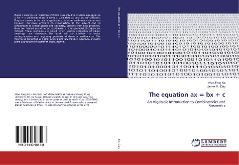 The equation ax = bx + c: An Algebraic Introduction to Combinatorics and Geometry