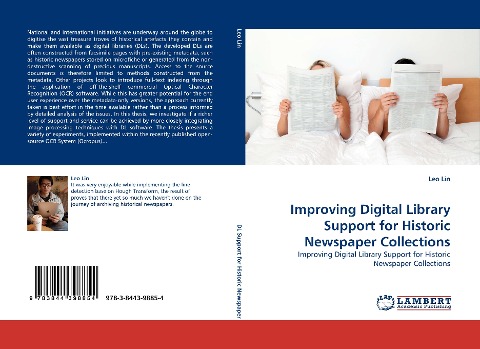 Improving Digital Library Support for Historic Newspaper Collections: Improving Digital Library Support for Historic Newspaper Collections