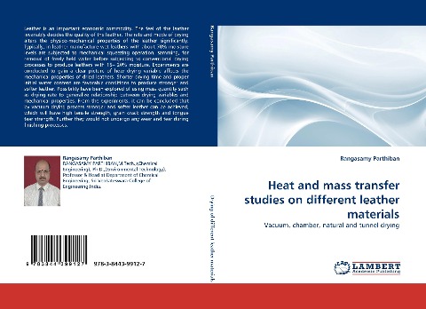 Heat and mass transfer studies on different leather materials: Vacuum, chamber, natural and tunnel drying