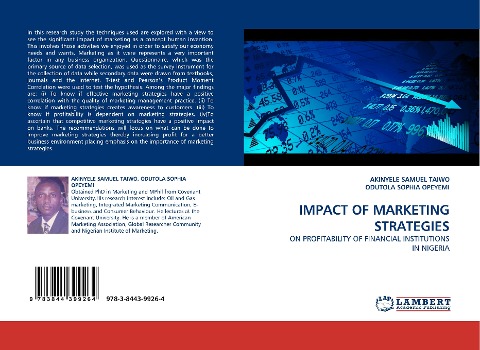 IMPACT OF MARKETING STRATEGIES: ON PROFITABILITY OF FINANCIAL INSTITUTIONS IN NIGERIA