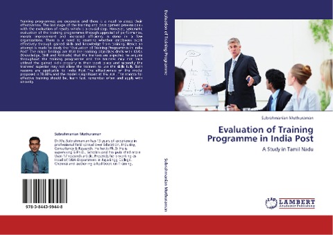 Evaluation of Training Programme in India Post: A Study in Tamil Nadu