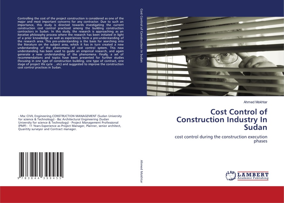 Cost Control of Construction Industry In Sudan: cost control during the construction execution phases