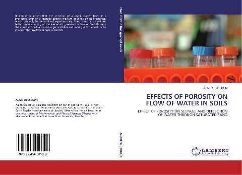 EFFECTS OF POROSITY ON FLOW OF WATER IN SOILS: EFFECT OF POROSITY ON SEEPAGE AND DEFLECTION OF WATER THROUGH SATURATED SAND