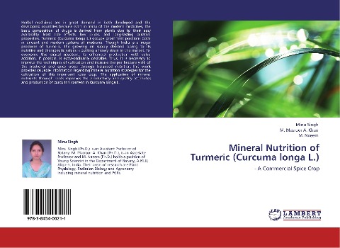 Mineral Nutrition of Turmeric (Curcuma longa L.): - A Commercial Spice Crop