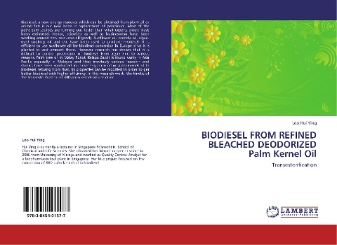BIODIESEL FROM REFINED BLEACHED DEODORIZED Palm Kernel Oil: Transesterification