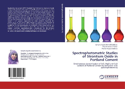 Spectrophotometric Studies of Strontium Oxide in Portland Cement: Simultaneous determination of SrO, MgO and CaO content of Portland Cement by derivative ratio spectrophotometry