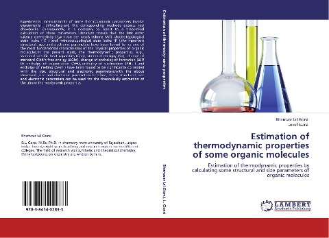 Estimation of thermodynamic properties of some organic molecules: Estimation of thermodynamic  properties by calculating some structural and size  parameters of organic molecules