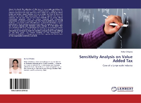 Sensitivity Analysis on Value Added Tax: Case of a Large scale industry
