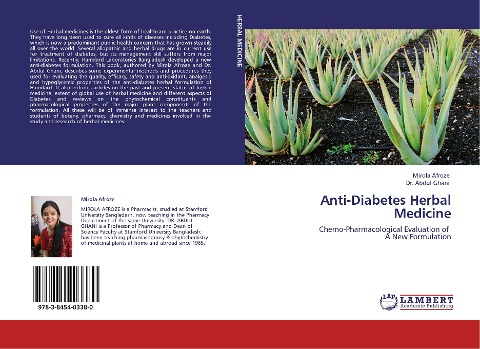 Anti-Diabetes Herbal Medicine: Chemo-Pharmacological Evaluation of A New Formulation