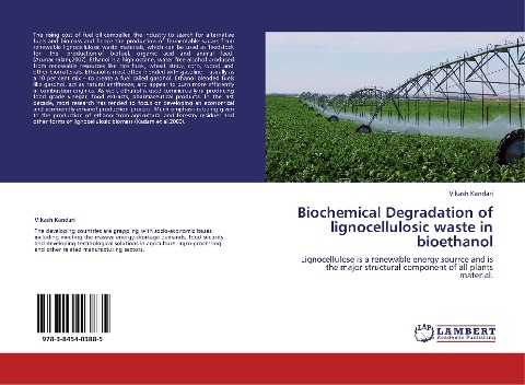 Biochemical Degradation of lignocellulosic waste in bioethanol: Lignocellulose is a renewable energy sourrce and is the major structural component of all plants material.