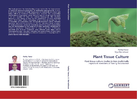 Plant Tissue Culture: Plant tissue culture studies in two medicinally important members of family Solanaceae