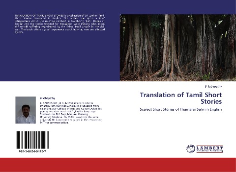 Translation of Tamil Short Stories: Scelect Short Stories of Thamarai Selvi in English