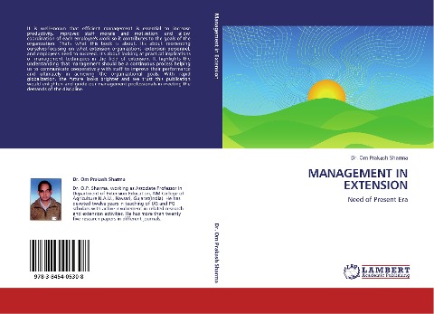 MANAGEMENT IN EXTENSION: Need of Present Era