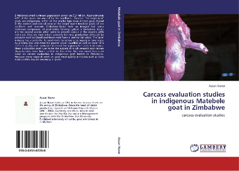 Carcass evaluation studies in indigenous Matebele goat in Zimbabwe: carcass evaluation studies