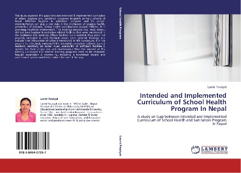 Intended and Implemented Curriculum of School Health Program In Nepal: A study on Gap between Intended and Implemented Curriculum of School Health and Sanitation Program in Nepal