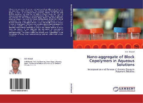 Nano-aggregate of Block Copolymers in Aqueous Solutions: Incorporation and Release of Anionic Drugs in Polymeric Micelles