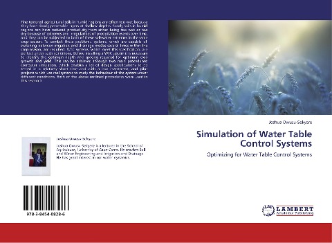 Simulation of Water Table Control Systems: Optimizing for Water Table Control Systems