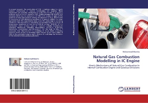 Natural Gas Combustion Modelling in IC Engine: Kinetic Mechanisms of Natural Gas Combustion in Internal Combustion Engine and Gaseous Emissions