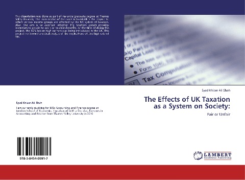 The Effects of UK Taxation as a System on Society:: Fair or Unfair