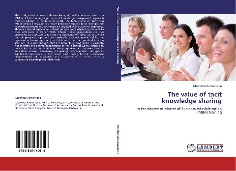 The value of tacit knowledge sharing: in the degree of Master of Business Administration (MBA) training