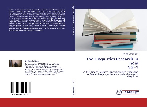 The Linguistics Research in India Vol-1: A Brief Idea of Research Papers Collected from Dept. of English Language/Literature under the Area of Linguistics