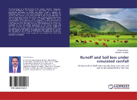 Runoff and Soil loss under simulated rainfall: Influence of rainfall intensity,rain drop size and land use on an assessment of soil loss