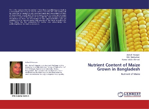 Nutrient Content of Maize Grown in Bangladesh: Nutrient of Maize