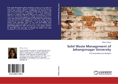 Solid Waste Management of Jahangirnagar University: A Comprehensive Analysis