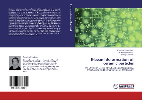 E-beam deformation of ceramic particles: The Effects of Electron Irradiation on Morphology, Modification and Microstructure of Talc Powder