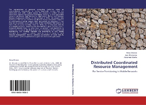 Distributed Coordinated Resource Management: For Service Provisioning in Mobile Networks