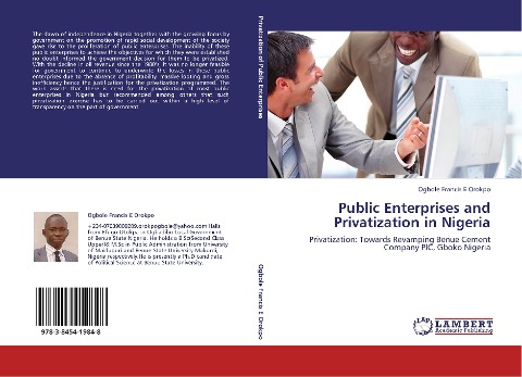 Public Enterprises and Privatization in Nigeria: Privatization: Towards Revamping Benue Cement Company PlC, Gboko Nigeria