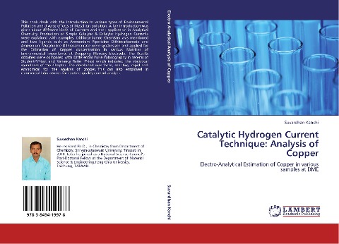 Catalytic Hydrogen Current Technique: Analysis of Copper: Electro-Analytical Estimation of Copper in various samples at DME