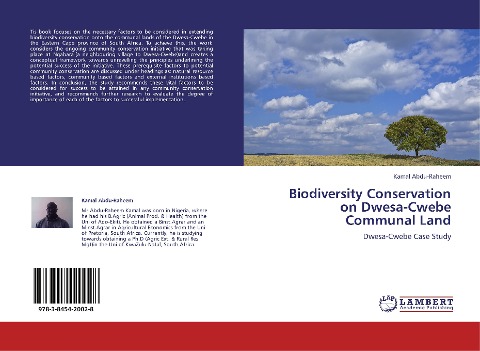 Biodiversity Conservation on Dwesa-Cwebe Communal Land: Dwesa-Cwebe Case Study