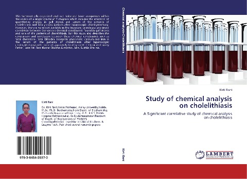 Study of chemical analysis on cholelithiasis: A Significant correlative study of chemical analysis on cholelithiasis