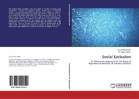 Social Exclusion: An Alternative Approach for the Study of Reproductive Behavior of Pakistani Women
