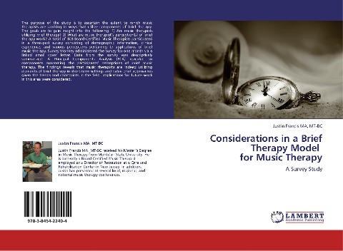 Considerations in a Brief Therapy Model for Music Therapy: A Survey Study