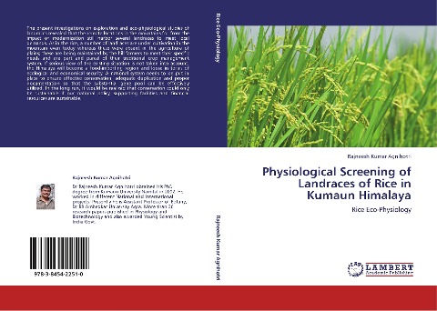 Physiological Screening of Landraces of Rice in Kumaun Himalaya: Rice Eco-Physiology