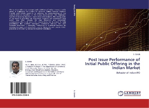 Post Issue Performance of Initial Public Offering in the Indian Market: Behavior of Indian IPO
