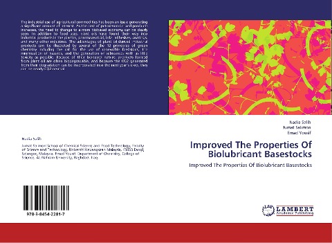 Improved The Properties Of Biolubricant Basestocks: Improved The Properties Of Biolubricant Basestocks