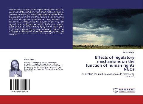 Effects of regulatory mechanisms on the function of human rights NGOs: Regulating the right to association...to foster or to tamper?
