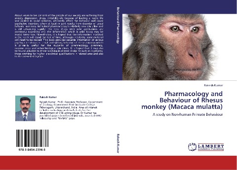 Pharmacology and Behaviour of Rhesus monkey (Macaca mulatta): A study on Non-human Primate Behaviour