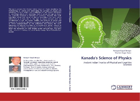 Kanadas Science of Physics: Ancient Indian Treatise of Physical and Cognitive Sciences